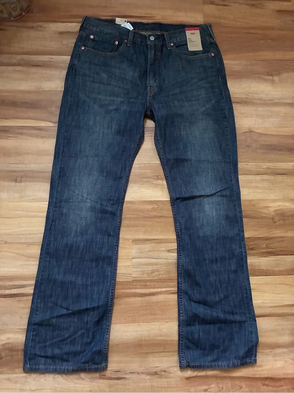 Levi's Slim Bootcut Jeans - Dark Blue 36x34
